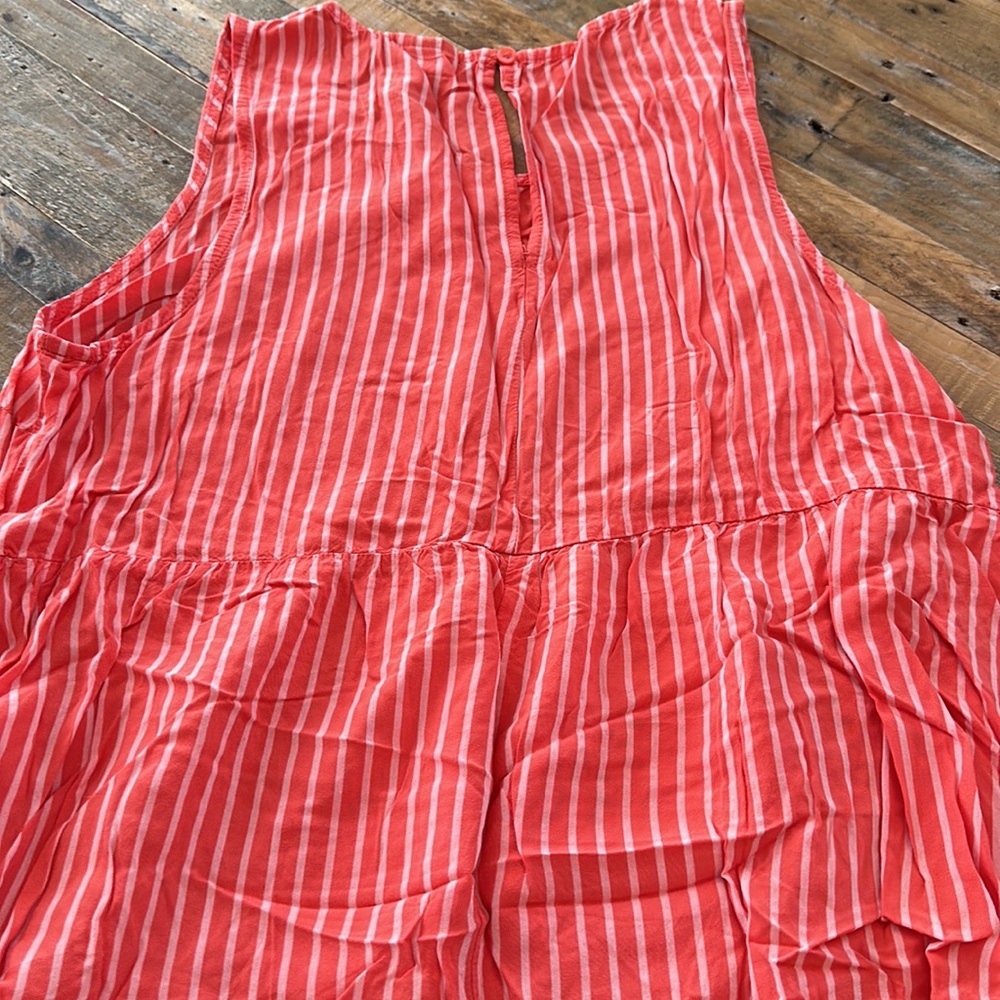 A New Day orange/off white sundress - Picture 3 of 3
